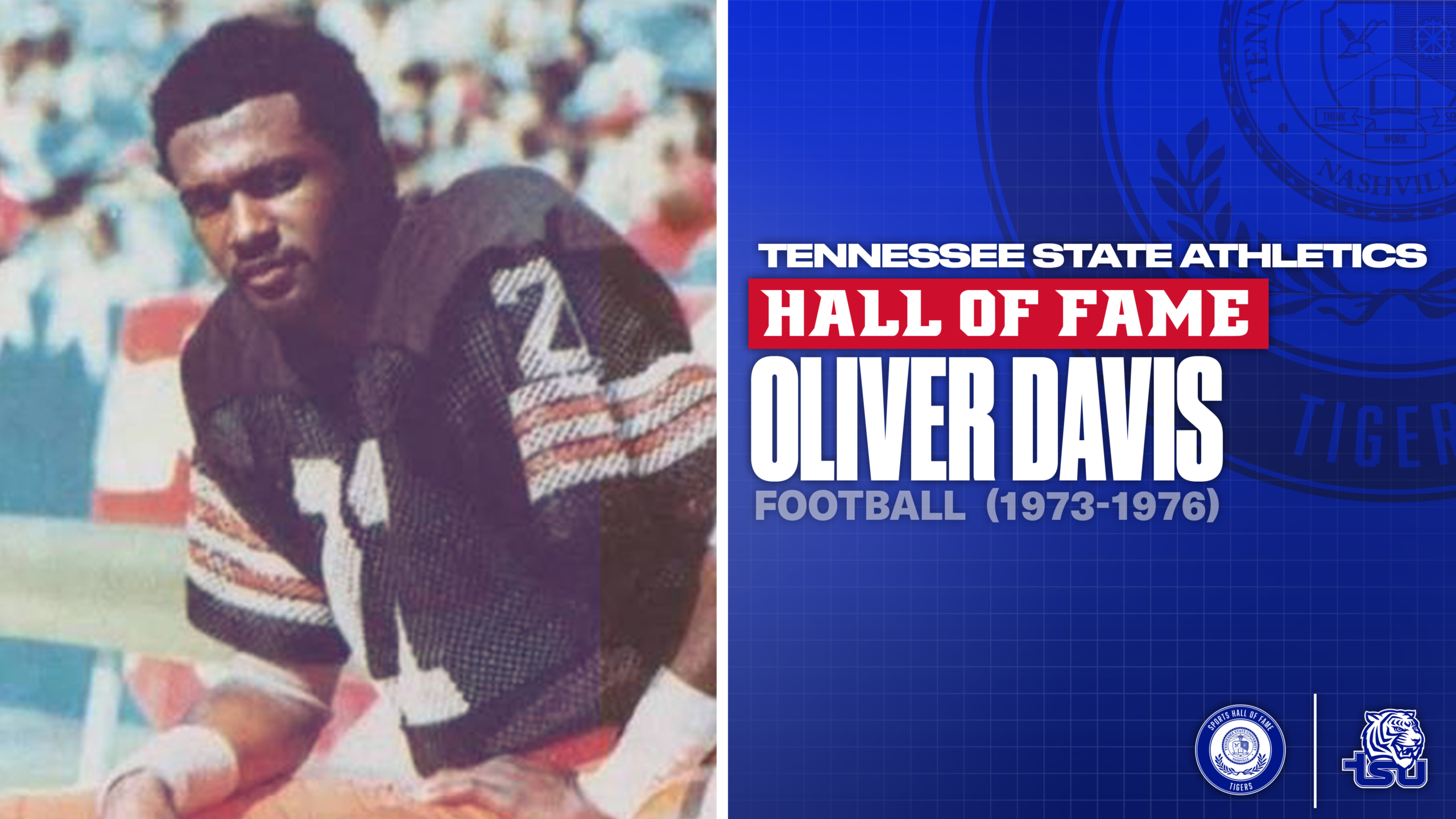 Oliver Davis | Football | 1973-76